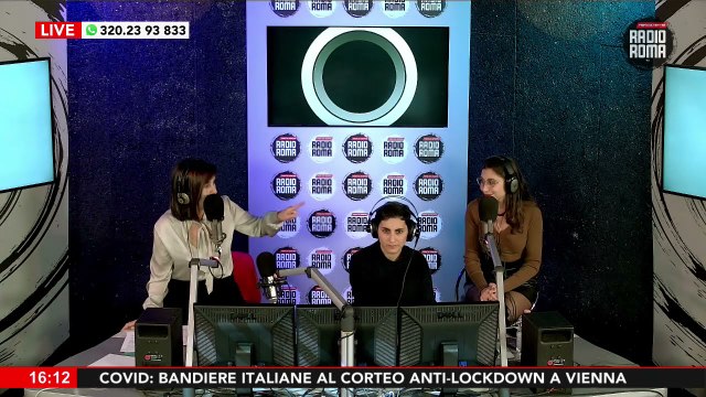 Domenica Regazzoni, artista, in collegamento telefonico, a Radio Roma Magazine su Radio Roma