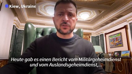 Selenskyj: "11.000 nordkoreanische Soldaten in Kursk"