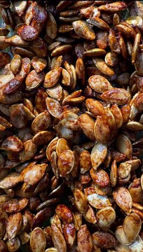 Snack d'Automne : graines de courges Croquantes