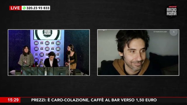 Scarda ospite a Radio Roma Magazine su Radio Roma