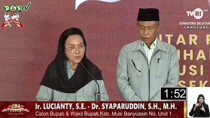 Ikuti Debat Publik Calon Bupati, Hj. Lucianty Ungkap Strategi Mengatasi Kekurangan Dokter di Muba