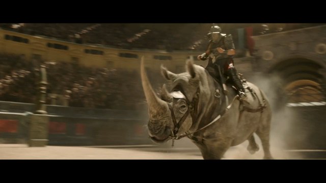 Entrenaiento de gladiadores en Gladiator 2