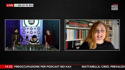 Gea Petrini in collegamento a Radio Roma Magazine su Radio Roma