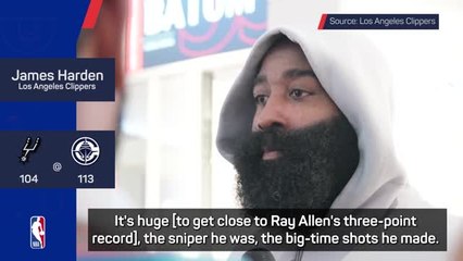 Record-chasing Harden happy to be part of NBA legacy
