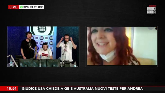 Samantha Suriani in collegamento da Sanremo a Sarallo Famosi su Radio Roma 01/02/2022