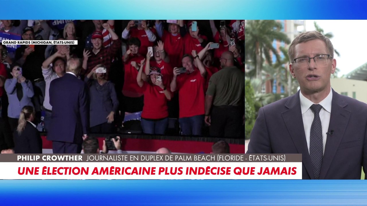 Les dernières informations de notre envoyé spécial avant les élections américaines cette nuit.