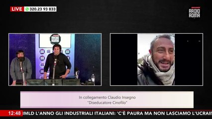 Il "Diseducatore Cinofilo" Claudio Insegno da "i Perrollas" su  Radio Roma