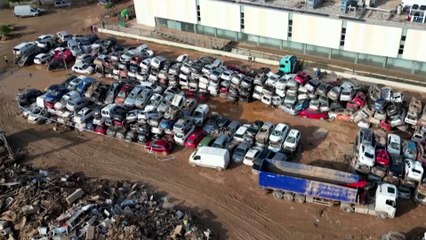 La devastación de Paiporta, a vista de dron