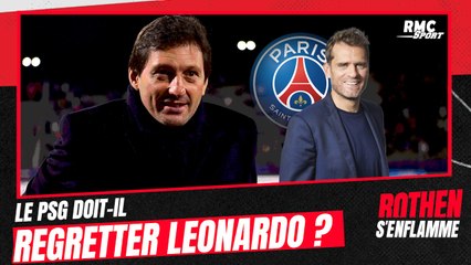 "Il a fait son temps au PSG", Rothen ne regrette pas Leonardo