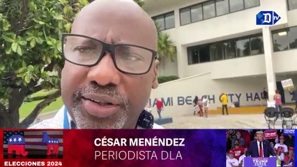 Miami Beach con poco flujo de votantes