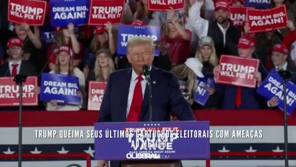 Trump queima seus últimos cartuchos eleitorais com ameaças ao México
