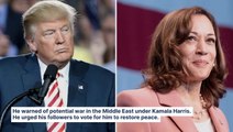 Trump Woos Muslim Voters, Says He's 'Building The Biggest And Broadest' Peace Coalition: 'Kamala And Her Warmonger Cabinet Will Invade The Middle East'