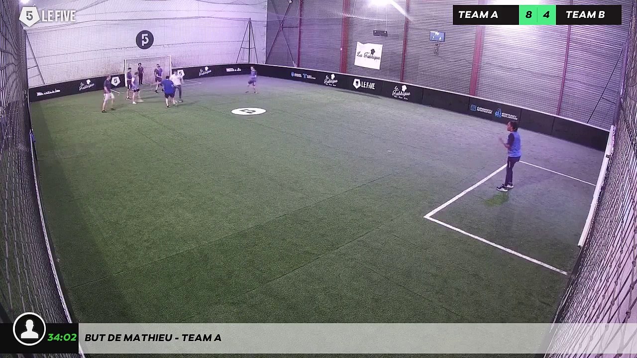 But de Mathieu - Team A