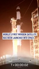 World’s first wooden satellite has been launched into space