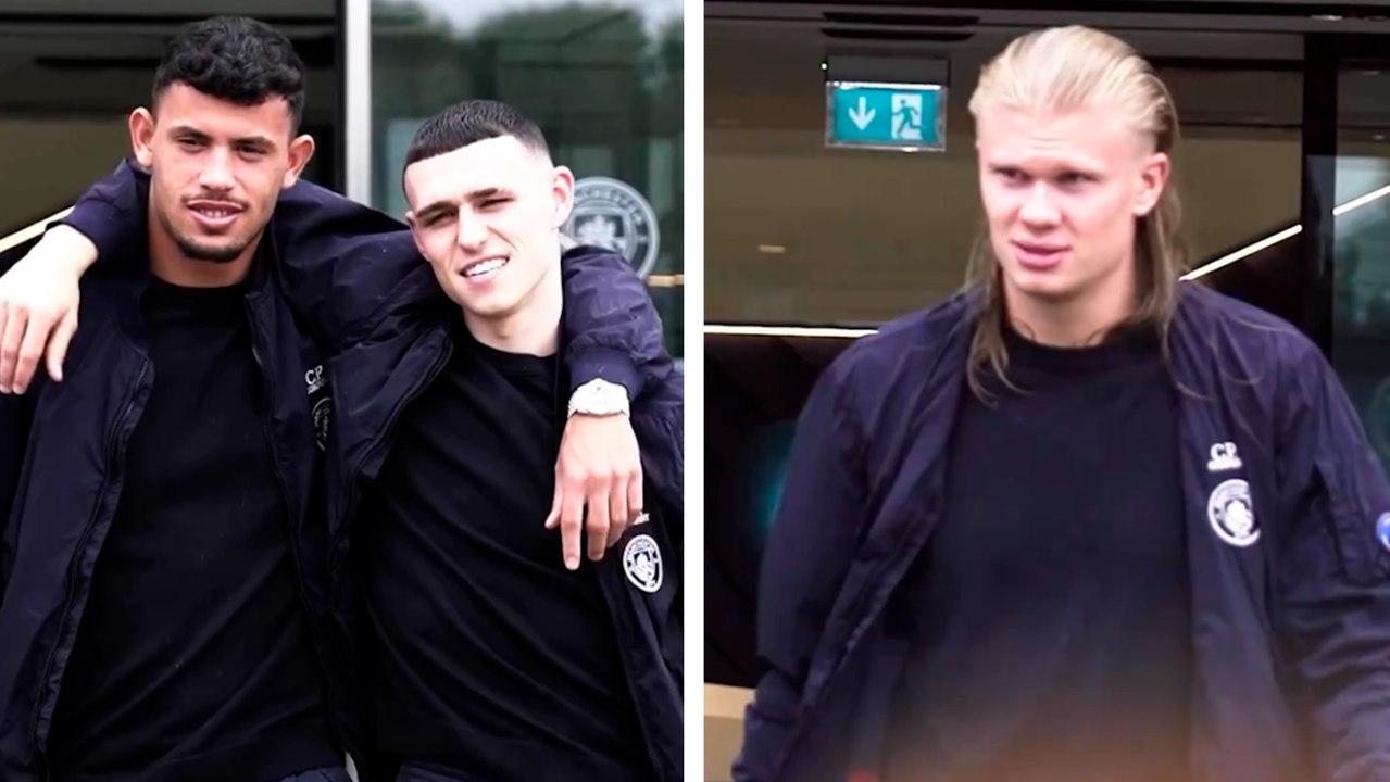 Champions League: Manchester City ya se encuentra en la ciudad portuguesa para enfrentar al Sporting