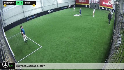 Faute de Mathias B - Scet