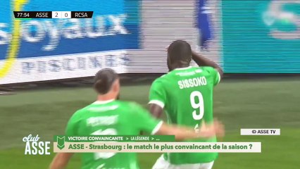 CLUB ASSE : Victoire contre Strasbourg, à une semaine du derby !