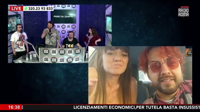 I GAZOSA ospiti a SARALLO FAMOSI su Radio Roma con Lele Sarallo