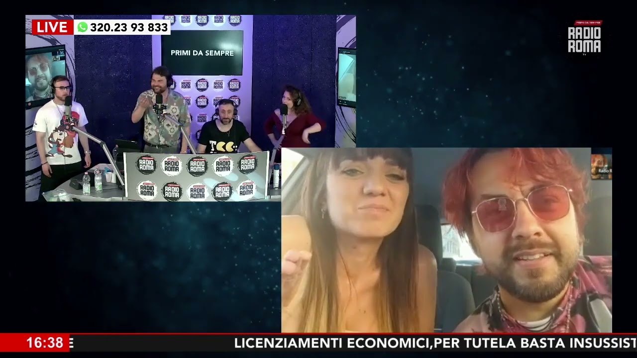 I GAZOSA ospiti a SARALLO FAMOSI su Radio Roma con Lele Sarallo