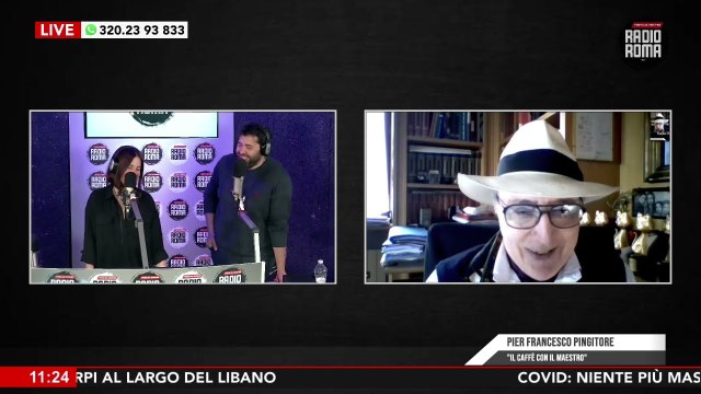 Er Natale ammuffito - Il caffè con il maestro Pier Francesco Pingitore su Radio Roma