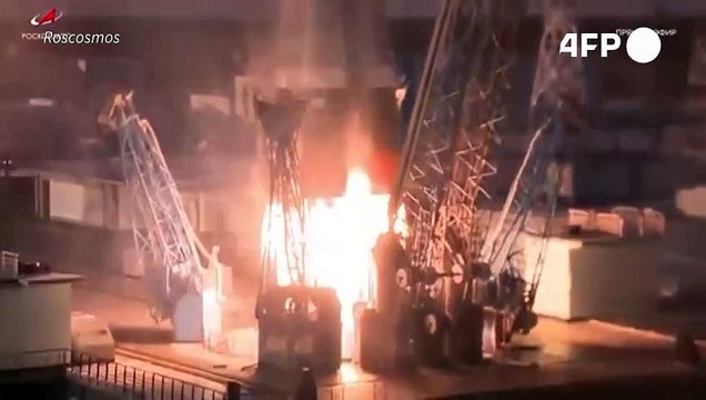 La agencia espacial rusa lanza 55 satélites, dos de ellos iraníes