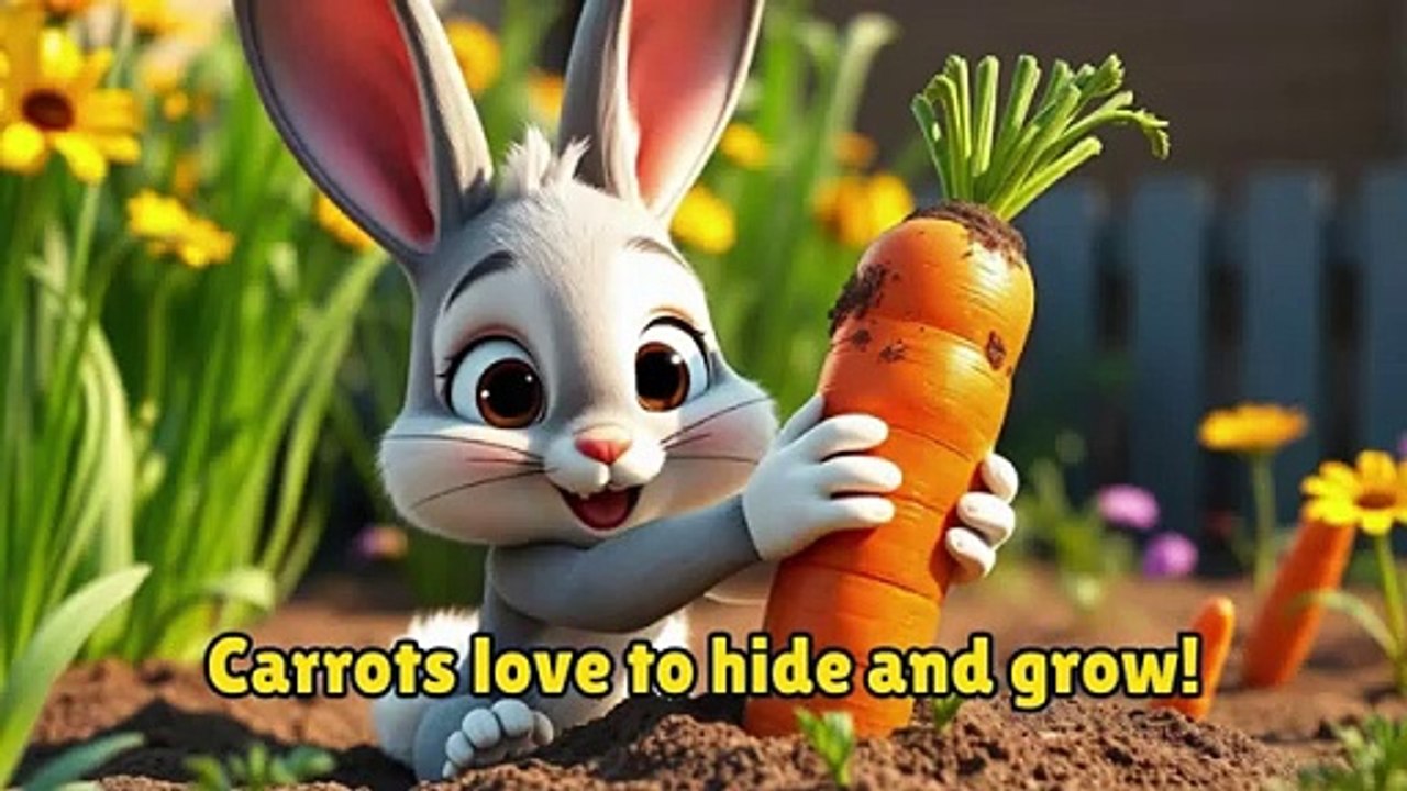 Crunchy Carrot Song  ｜ Fun Kids Song & Dance for Healthy Eating! ｜ Nursery Rhymes & Kids Songs