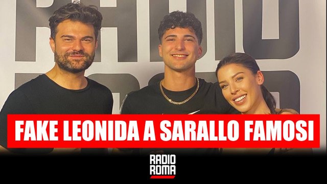 Fake Leonida Ospite a Sarallo Famosi con Lele Sarallo su Radio Roma