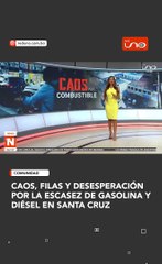 CAOS Y FILA LARGAS POR COMBUSTIBLE