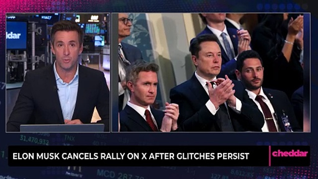 Elon Musk Cancels Rally on X After Glitches Persist