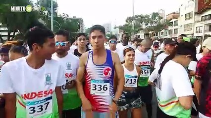 Con carrera atlética, Sabaneta recibe la navidad y le dice no a la pólvora