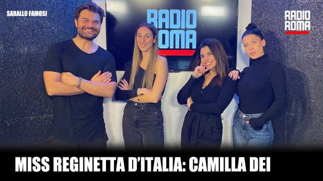 Miss Reginetta D’Italia a Sarallo Famosi su Radio Roma