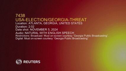Bomb threats at polling stations possibly of 'Russian origin': Georgia's Secretary of State