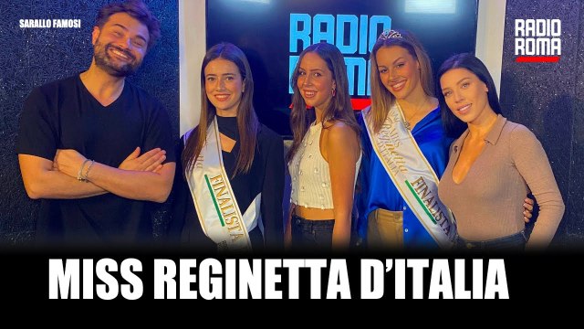 Miss Reginetta D'Italia a Sarallo Famosi su Radio Roma