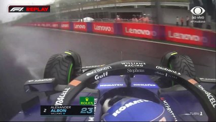 F1: Albon roda e bate forte no Q3 em Interlagos