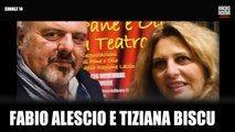 Fabio Alesciu e Tiziana Biscu a Roma Magazine con Alessandra Paparelli