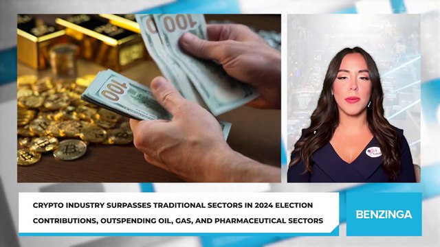 Crypto Industry Surpasses Traditional Sectors in 2024 Election Contributions, Outspending Oil, Gas, And Pharmaceutical Sectors