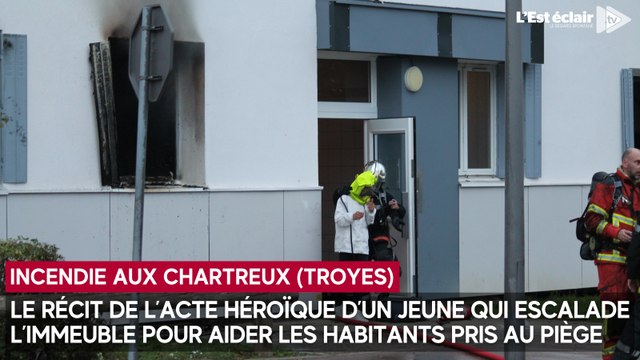 Incendie à Troyes : le récit du sauvetage des habitants piégés dans leur immeuble aux Chartreux