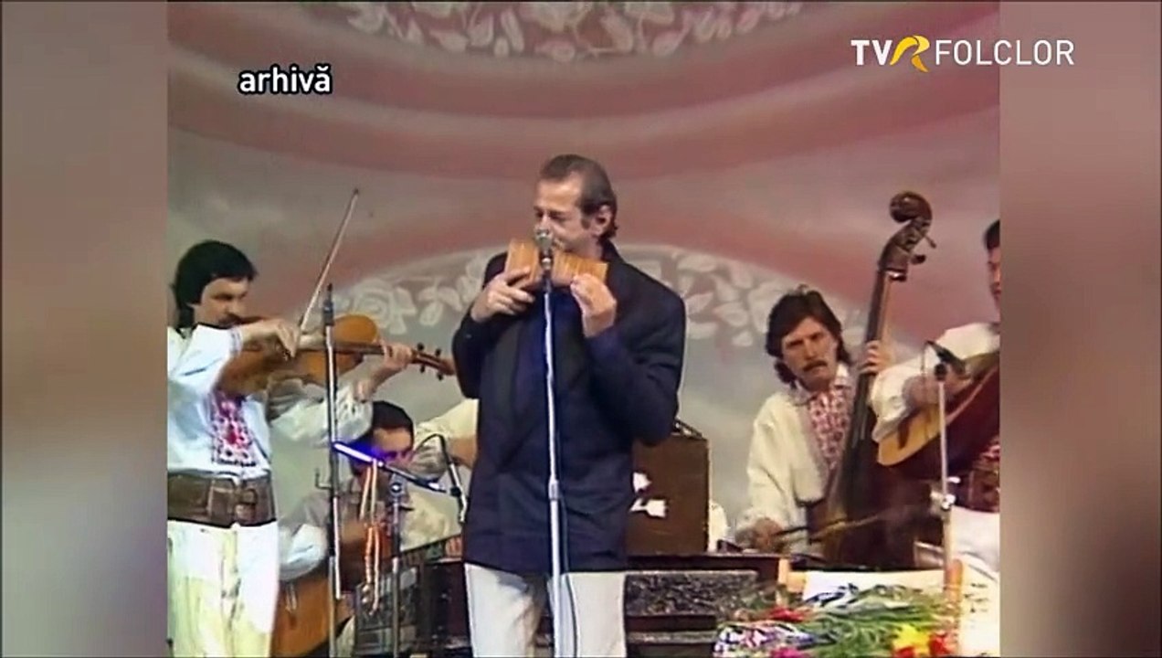 Gheorghe Zamfir - Azi in sat e nunta mare - nai (Spectacol Tezaur folcloric - arhiva TVR)