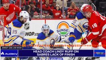 Sabres head coach Lindy Ruff speaks on the team's 