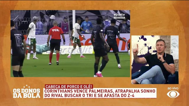 Neto culpa Abel por derrota após substituir Estêvão em Corinthians x Palmeiras