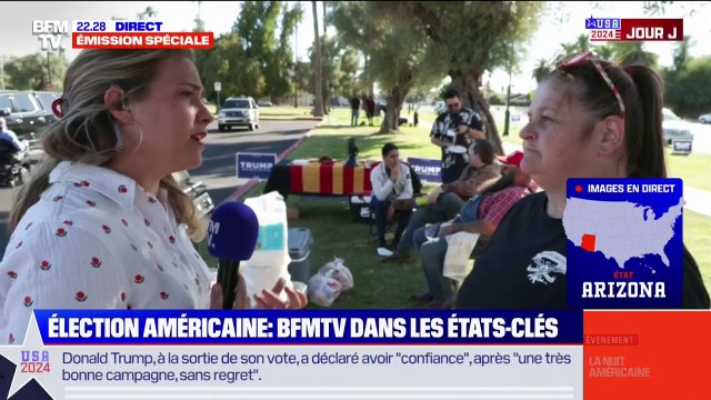Élections américaines: Je veux que l'on retrouve de la sécurité, voilà pourquoi j'ai voté pour Donald Trump , explique une électrice de l'Arizona