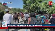 Caravana migrante apresura su paso mientras se celebran las elecciones en EU