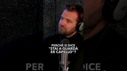 ❓COSA VUOL DIRE "STAI A GUARDÁ ER CAPELLO?️ #radio #roma #radioroma