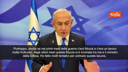Netanyahu licenzia ministro Difesa Gallant e nomina Katz: "Divergenze su Gaza"