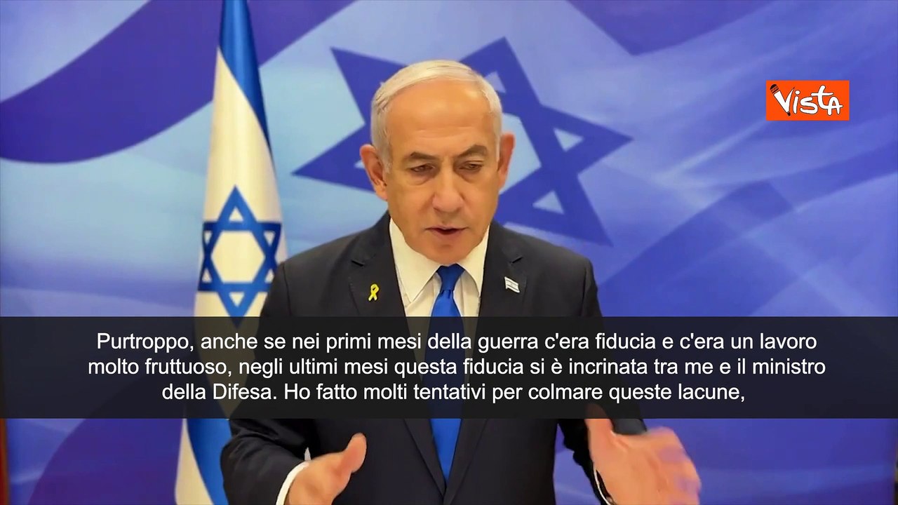 Netanyahu licenzia ministro Difesa Gallant e nomina Katz: "Divergenze su Gaza"