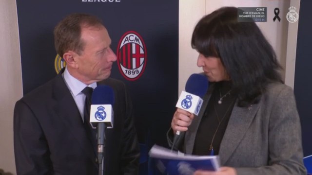 Butragueño y Lucas Vázquez en zona mixta tras la derrota ante el Milan