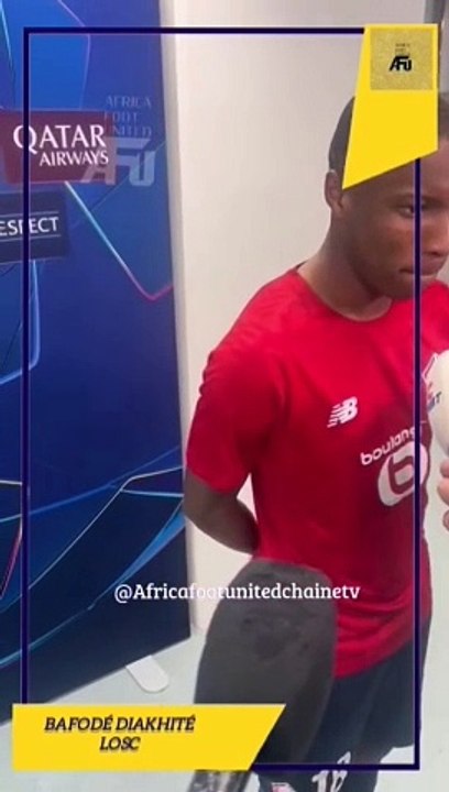 #LDCUEFA  #LOSC #JUVENTUS ⚫⚪ : Le GUINÉEN  Bafodé Diakité ️: « C'est pas qu'une semaine exceptionnelle, c'est un mois !" ⚽