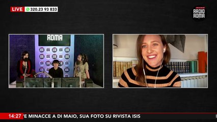 Nicole Fornaro, attrice, ospite a Radio Roma Magazine su Radio Roma