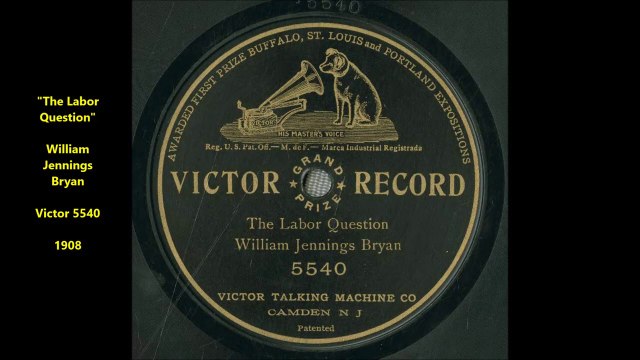 The Labor Question - William Jennings Bryan (1908)