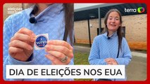 O nosso país está muito apaixonado nessas eleições, diz eleitora sobre dia de votação nos EUA